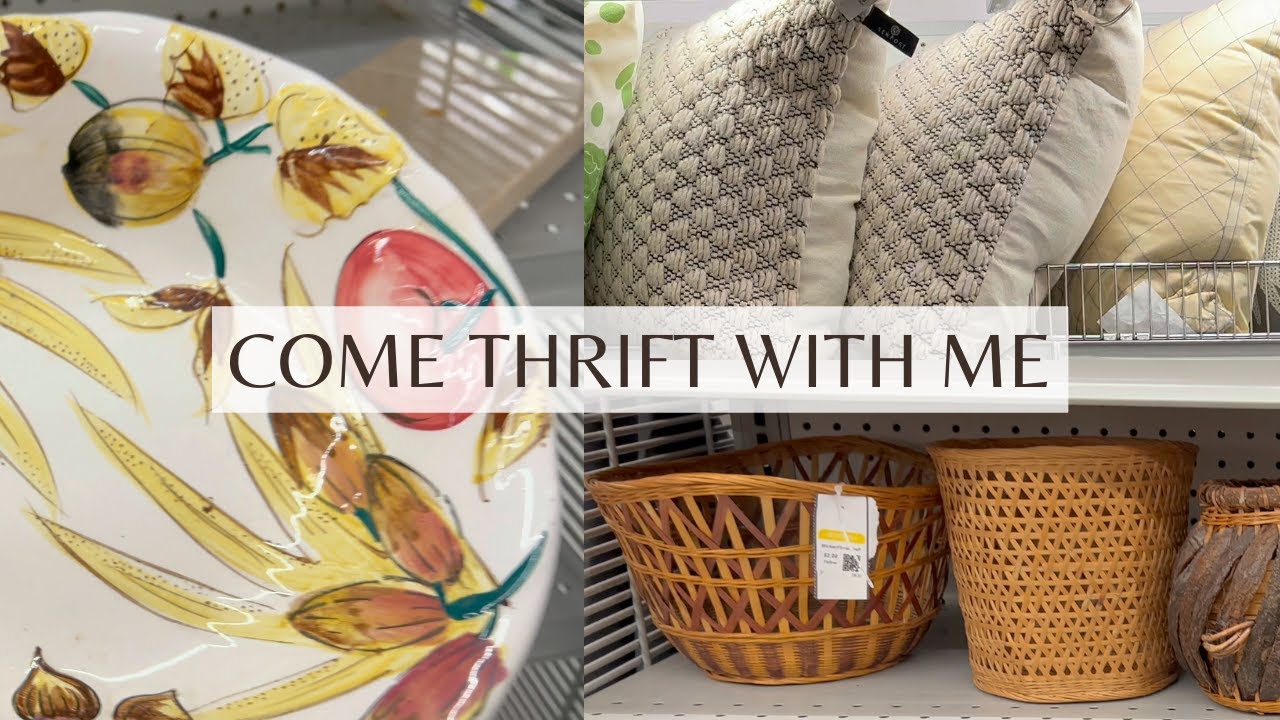 Thrift with Me | Thrifting for Vintage Finds | Goodwill Thrifting - YouTube