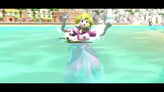 Peach drowns in SSBU