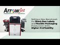 Short run label and flexible packaging printer  arrowjet aqua 330r lite