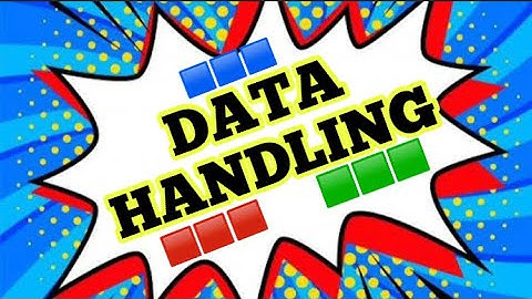 Data handling for kids | DATA HANDLING - CHAPTER 9/ Maths for Class 1 | Class 1st Maths