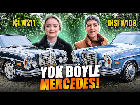 Herkesin Konuştuğu Mercedes! | Dışı 1969 W108 İçi ve Motoru 2006 W211