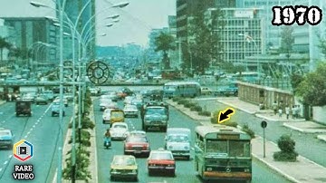 Jakarta Tempo Dulu Tahun 1970-an | Video Langka Berwarna