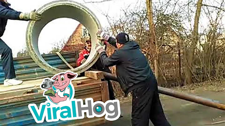 Concrete Unloading Fail || ViralHog