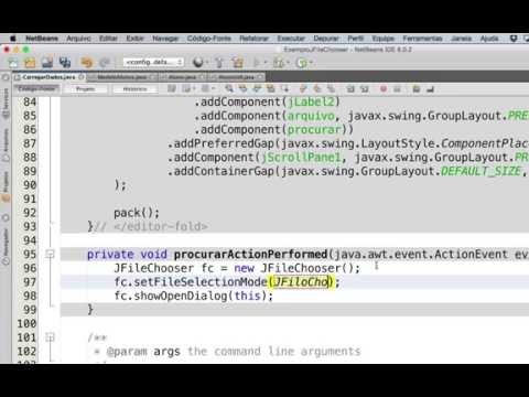 Vídeo: Como faço para usar o JFileChooser?