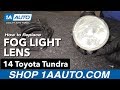 How to Replace Fog Light Lens 2014-19 Toyota Tundra