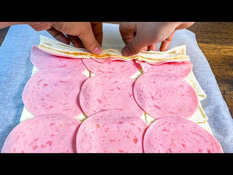 Video: Gemüsebrötchen Aus Schinken Und Würzigem Käse