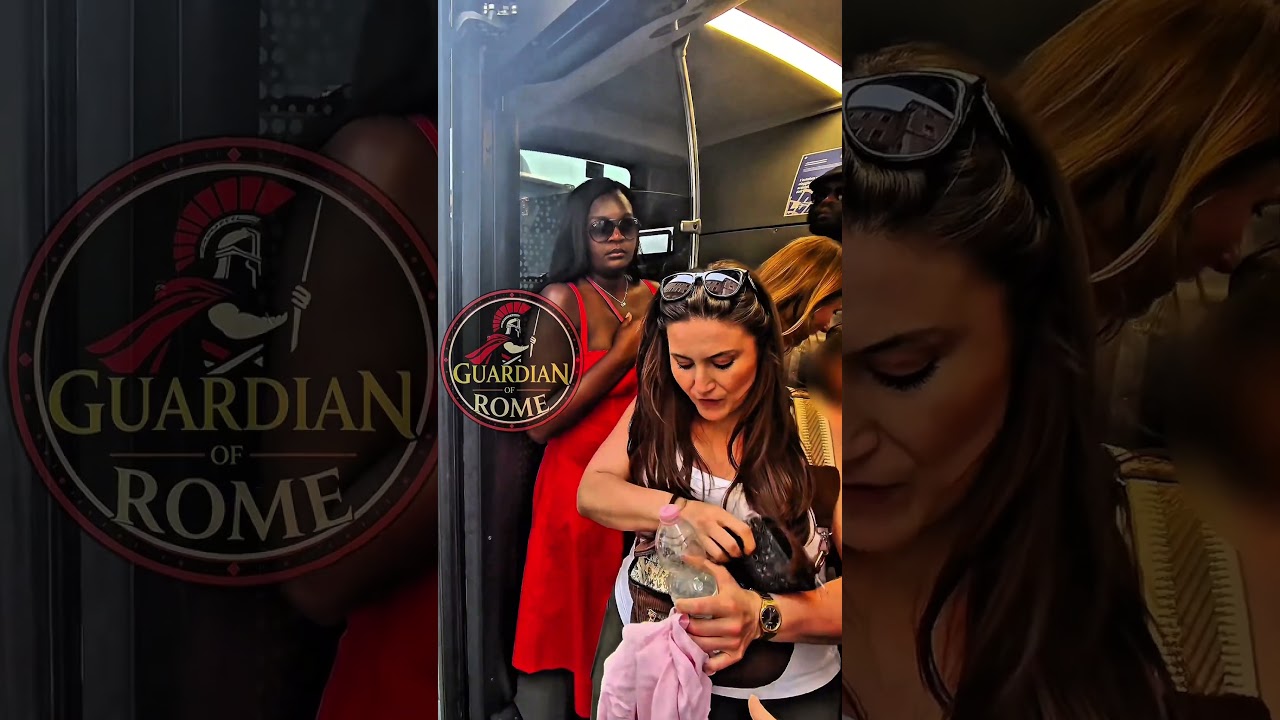 Travel Safety Awareness in Rome Public Transport #TravelTips #Italy #Criminals #Shorts #Documentary
