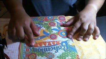 Graphic 45 Bohemian Bazaar Mini Album Tutorial #2