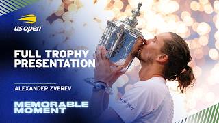 Full Trophy Presentation | Alexander Zverev is Crowned Champion | 2026 US Open