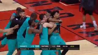 Jeremy Lamb UNBELIEVABLE GAME-WINNER, SHOCKS THE WORLD | Hornets vs Raptors - March 24, 2019