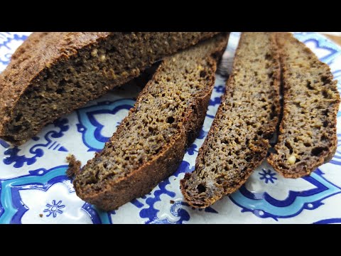 Простой хлеб для диабетиков, вкусней бородинского, из амарантовой муки