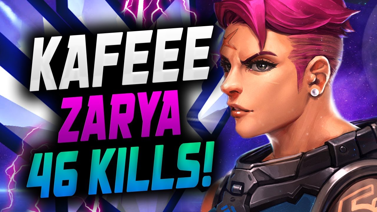 Kafeee Zarya - 4388 SR! 47 ELIMS! OVERWATCH SEASON 13 TOP 500