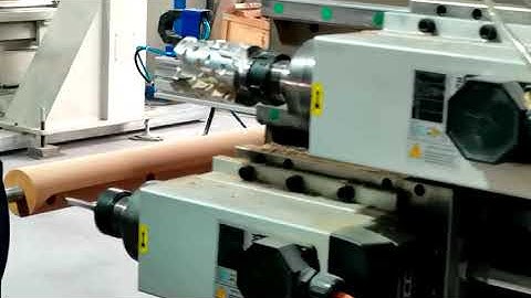 Dining table legs milling and drilling by Cosen cnc 4  Axis machine L623AX