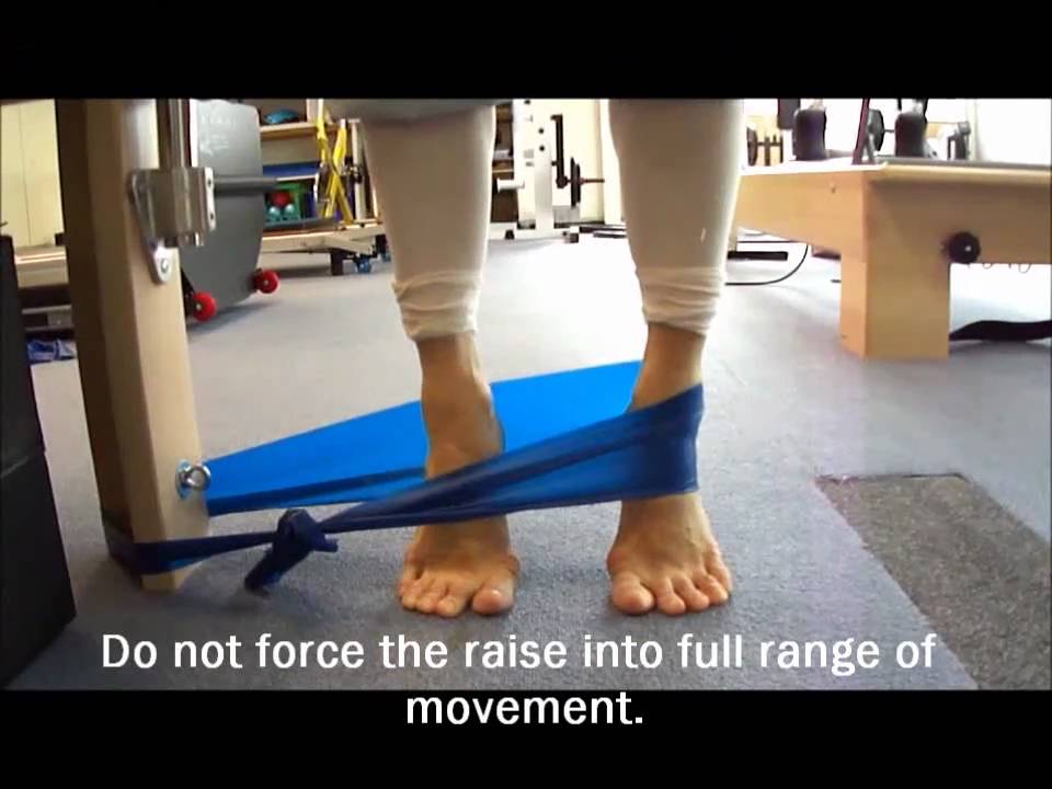 Lateral Theraband raises - YouTube