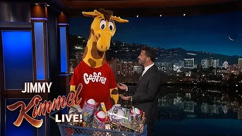 Jimmy Kimmel Live - Geoffrey the Giraffe and his H...