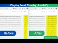 Display Email Time by cloudHQ chrome extension