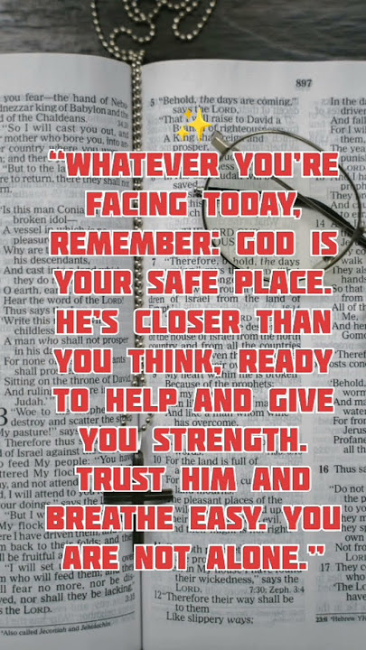 ✅ “God is Your Refuge | Psalm 46:1 | 30 Sec with Lilly”#christian #christianity