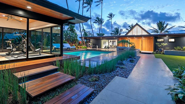 Lanikai Modern Oceanfront Estate, Kailua, Oahu, Ha...