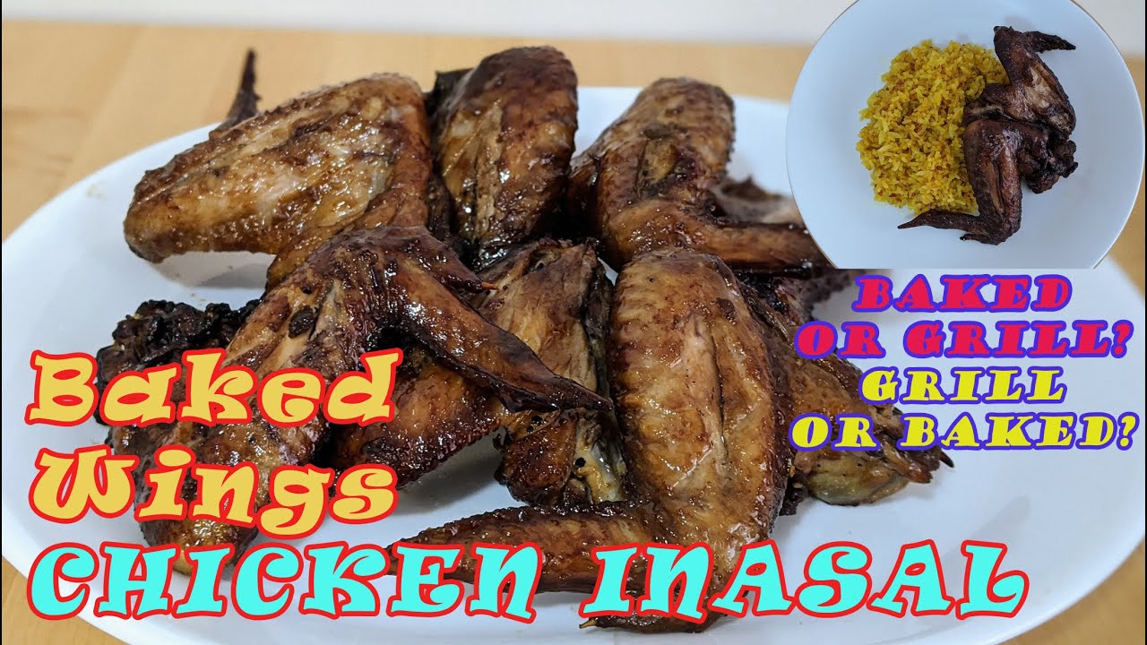 Baked Wings Chicken Inasal - YouTube