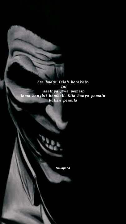 era badut telah berakhir