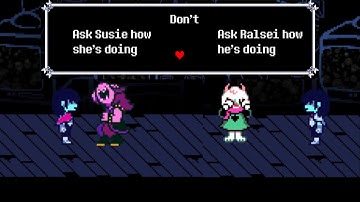 Ask Ralsei / Ask Susie Dialogue Options | Deltarune Chapter 3