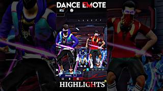 DANCE EMOTE HIGHLIGHTS 🤐 #shorts #ffshorts #freefire #chellenge #nonstopgaming #sphgaming