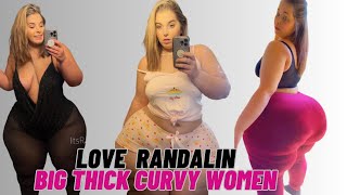 Love Randalin American Famous Plus Size Model Big Hips Gorgeous Girl Insta Curvy Star Bio Wiki