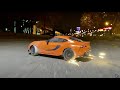 Han's F&F Toyota Supra Drift Sparkling Tires. Fast And Furious New Car Testing