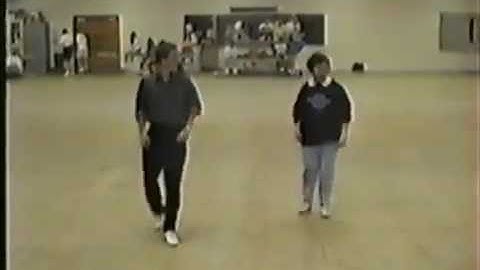 Scotty Bilz and Tandy Barrett - 1989 - BYU clogging workshop