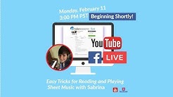 Live Piano Class: Easy Tricks for Reading and Playing Sheet Music  - Durasi: 41:20. 