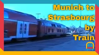 Train from Munich to Strasbourg via Ulm and Friedrichshafen – Germany to France (February 2004)
