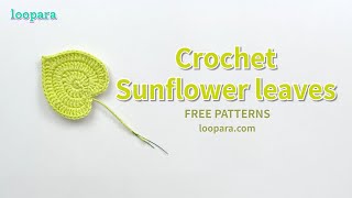 Celebrity Crochet Sunflower Leaf - Free Pattern Net Worth