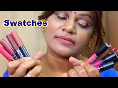 me-now-kiss-proof-lip-crayon-&-generation-ii-lip-gloss|-lip-swatches-|-sidankibeauty