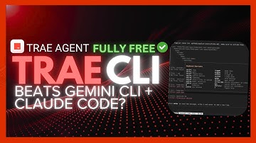 Trae Agent: FULLY FREE AI Coder + Opensource! BYE Gemini CLI & ClaudeCode? (Opensource)