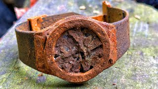 : Restoration old rusty Hublot Classic Fusion Titanium Watch