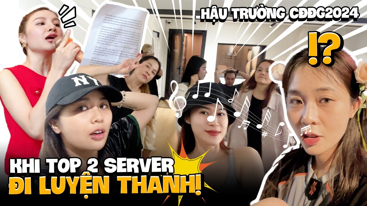 Cận cảnh chị đẹp Thu Phương luyện thanh cho MisThy, liệu có 