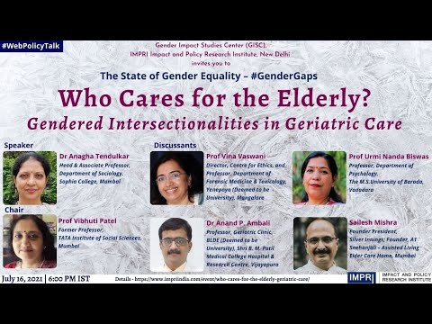 #GenderGaps | E39 | Anagha Tendulkar | Who Cares for Elderly? Gendered Intersectionalities | HQVideo