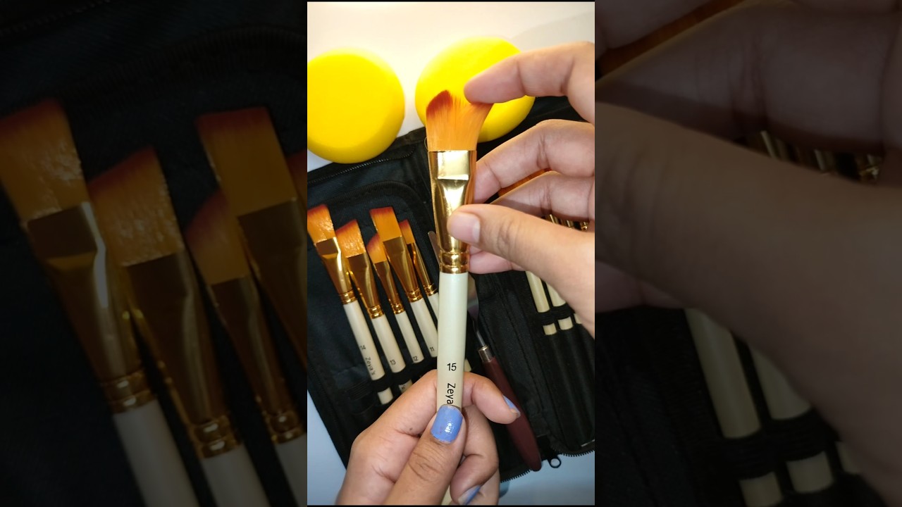 unboxing new brush set 🖌️