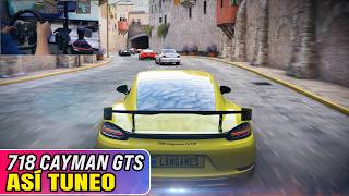 Tuneando un Porsche 718 Cayman GTS para tener el mejor manejo con Logitech G923 en Forza Horizon 5