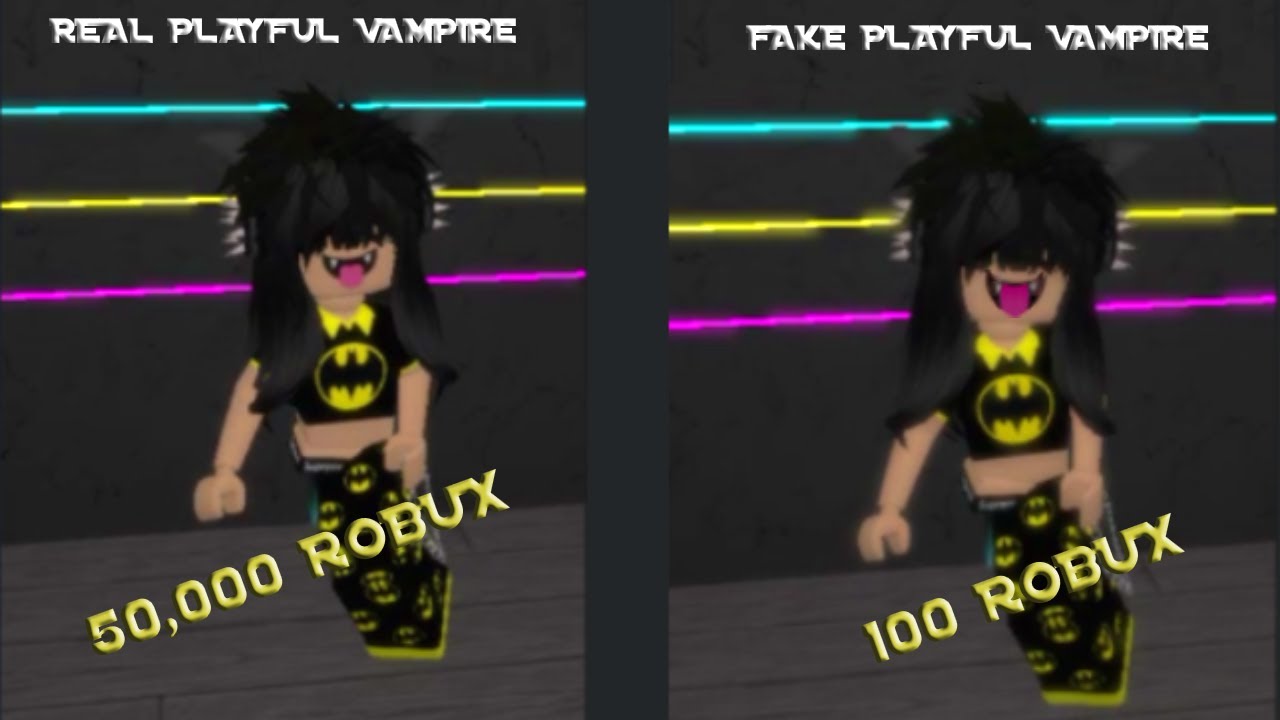 THE BEST FAKE HOMEMADE PLAYFUL VAMPIRE Face on Roblox for Cheap ...
