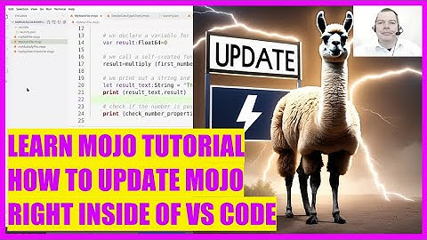 LEARN MOJO TUTORIAL - 22 HOW TO UPDATE MOJO RIGHT INSIDE VISUAL STUDIO CODE