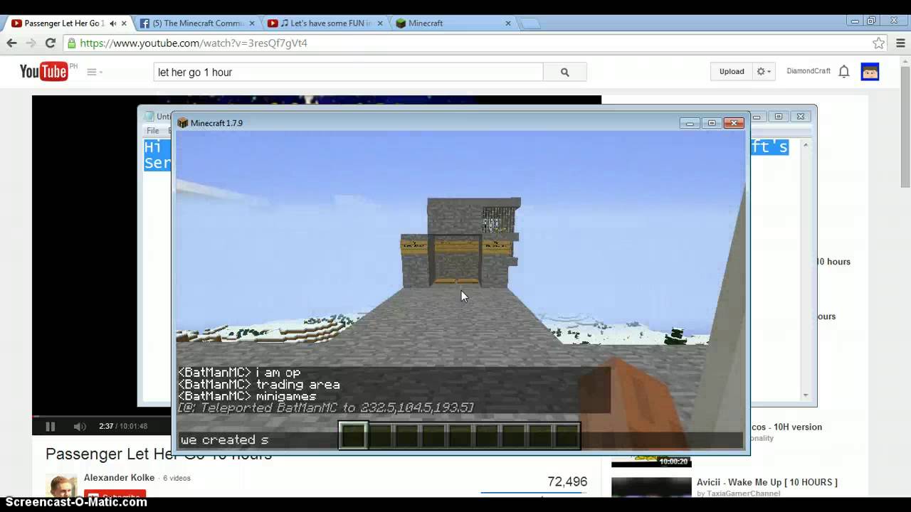 Minecraft Server DiamondCraft - YouTube
