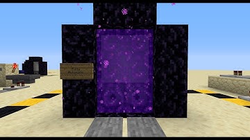 Minecraft 1.15: Redstone Tutorial - Automatic Nether Portal