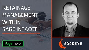 Retainage Management Within Sage Intacct