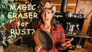 Cleaning and Seasoning CAST IRON | you won't believe this!