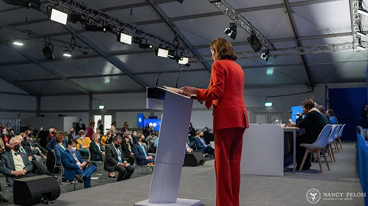 Speaker Pelosi Holds Press Conference With Congressional Delegation at COP26