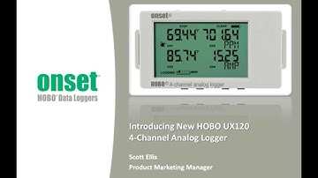Introducing the HOBO UX120 4 Channel Analog Logger