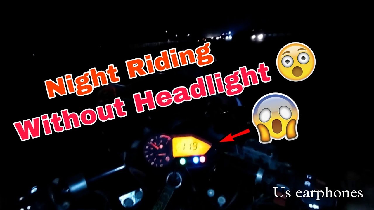 Highway Ride at Without Headlight 🫣😱 YouTube