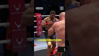 FIRST TIME IN BKFC HISTORY, A DOUBLE KNOCKDOWN! 🥵👊🎟️ Buy #BKFC82 NOW at DAZN.com | LIVE NOW on DAZN