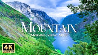 4K Video  Amazing Beautiful Nature Scenery with Relaxing Piano Music  Morning Soothing Music